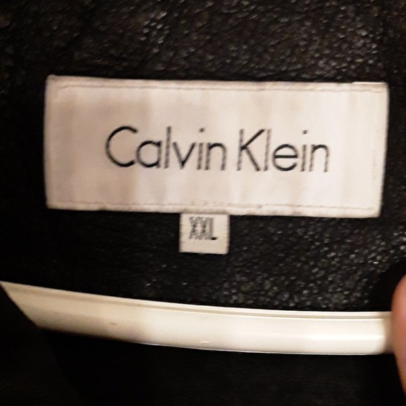 Vintage Calvin Klien Genuine Leather Jacket size XXL - Picture 6 of 7